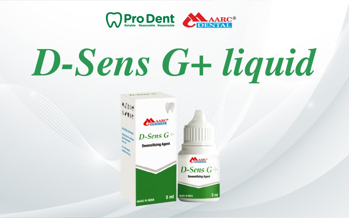 D-SENS G+ LIQUID – Dung dịch chống ê buốt 1 bước tại phòng nha