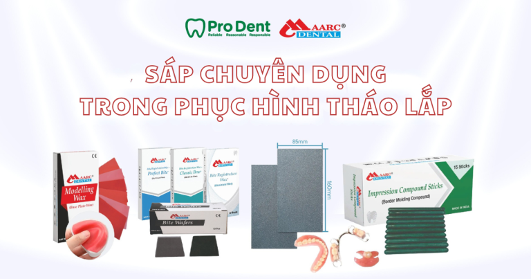 Quy trình làm hàm răng giả tháo lắp và vật liệu sáp labo chuyên dụng