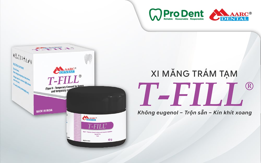 T-FILL – Xi măng trám tạm không eugenol, trộn sẵn tiện lợi