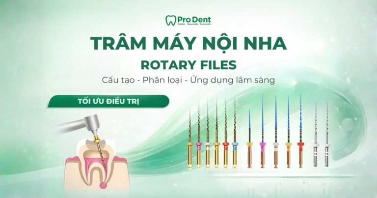 Trâm máy nội nha: Cấu tạo, phân loại và ứng dụng lâm sàng