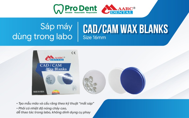 SÁP MÁY CAD/CAM D98.4×16mm – ỔN ĐỊNH, DỄ GIA CÔNG